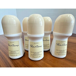 Avon Roll-On Antiperspirant Deodorant, Far Away 2.6 fl.oz. (5 PACK)